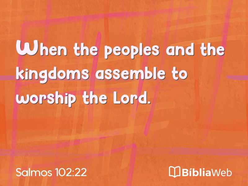 Salmos 102:22 em imagem para compartilhar