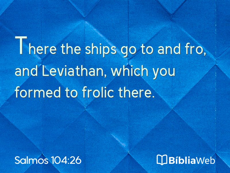 Salmos 104:26 em imagem para compartilhar