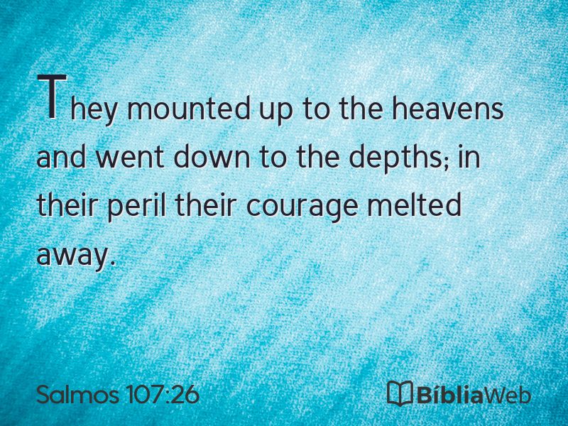 Salmos 107:26 em imagem para compartilhar