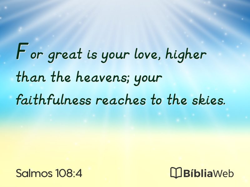 Salmos 108:4 em imagem para compartilhar