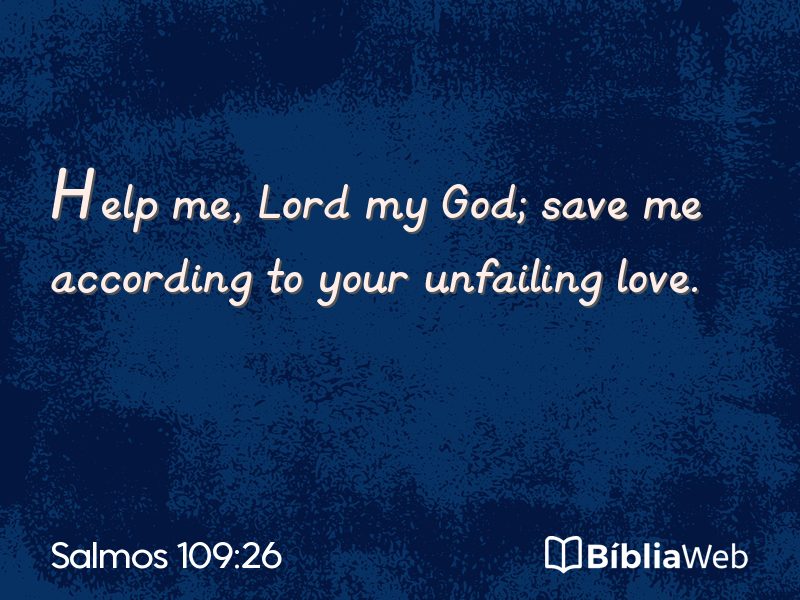 Salmos 109:26 em imagem para compartilhar