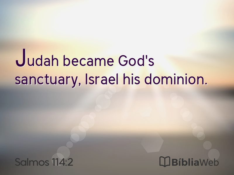 Salmos 114:2 em imagem para compartilhar