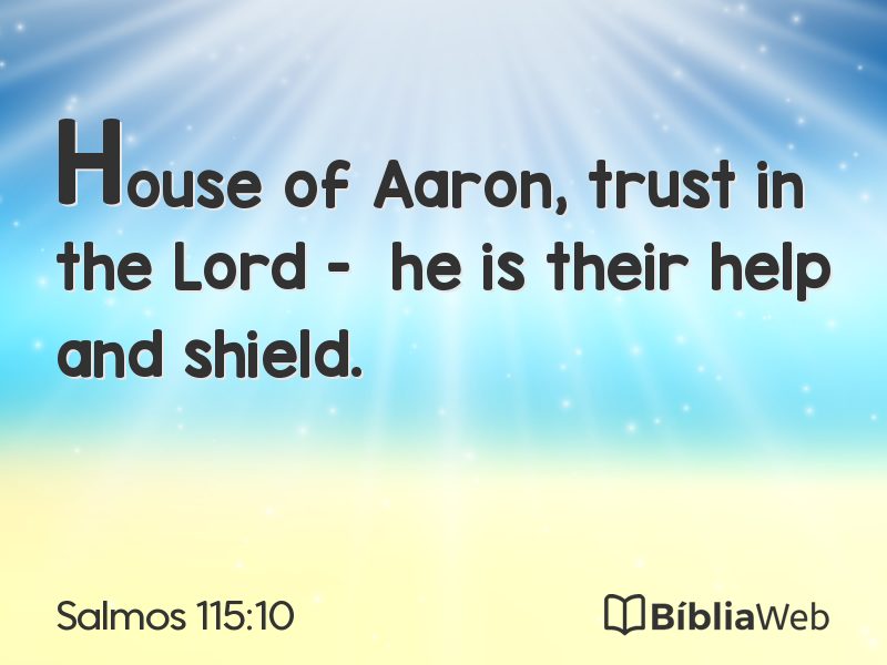 Salmos 115:10 em imagem para compartilhar