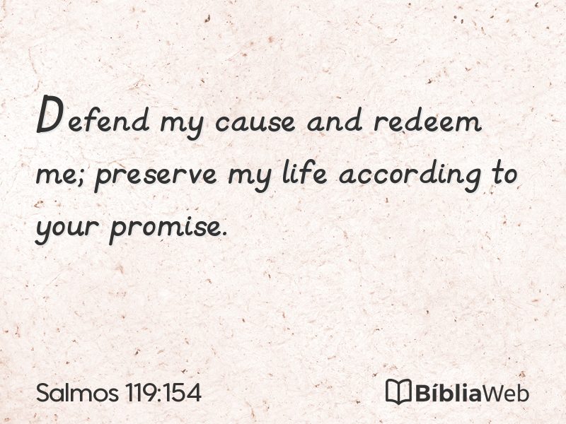 Salmos 119:154 em imagem para compartilhar