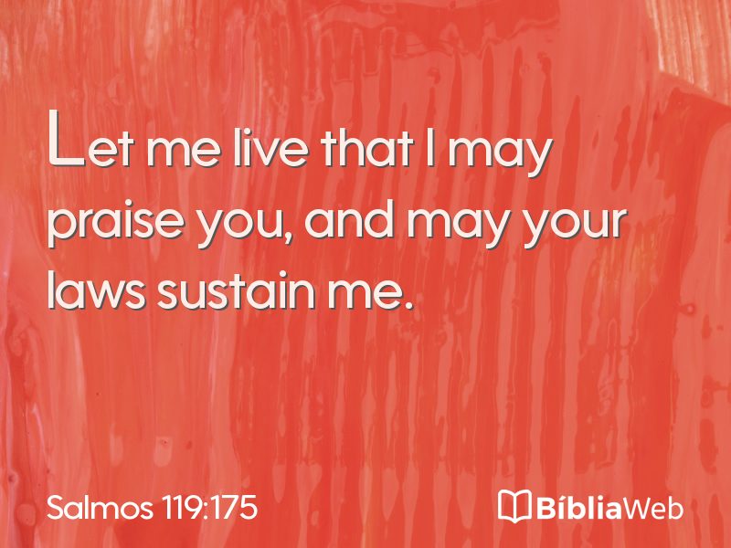 Salmos 119:175 em imagem para compartilhar