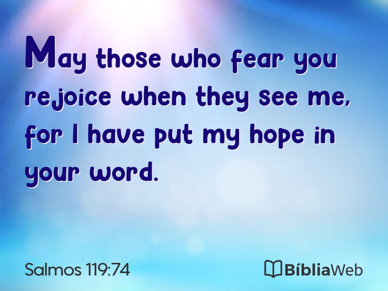 Salmos 119:74 em imagem para compartilhar