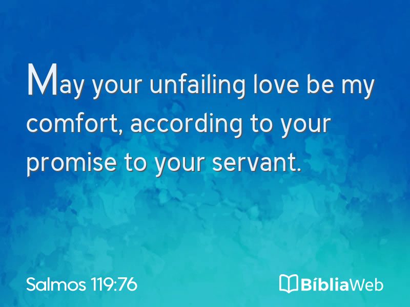 Salmos 119:76 em imagem para compartilhar