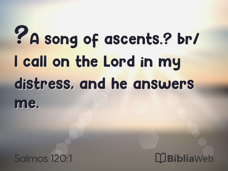 Salmos 120:1 em imagem para compartilhar