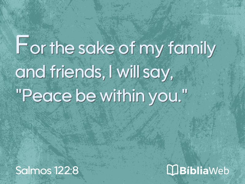 Salmos 122:8 em imagem para compartilhar