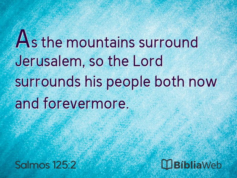 Salmos 125:2 em imagem para compartilhar