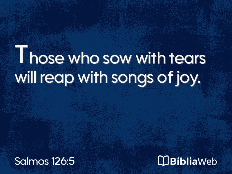 Salmos 126:5 em imagem para compartilhar