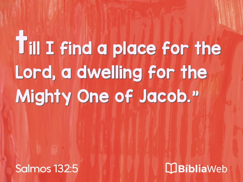Salmos 132:5 em imagem para compartilhar