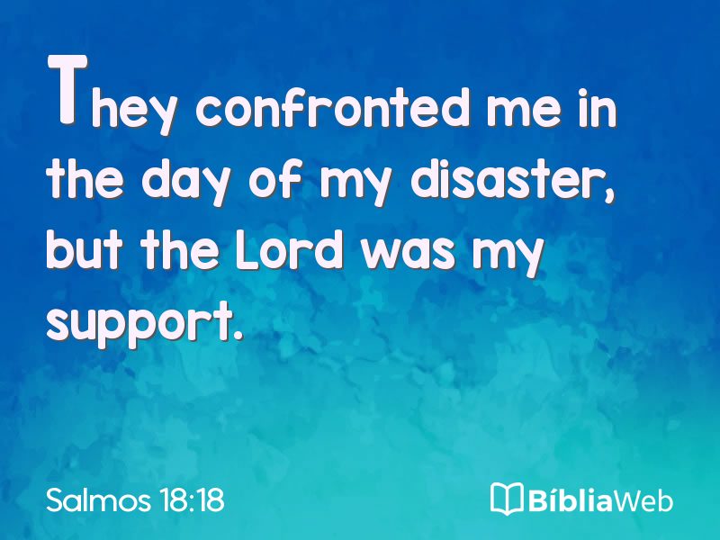 Salmos 18:18 em imagem para compartilhar
