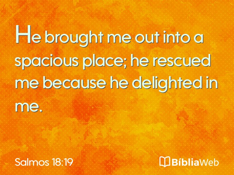 Salmos 18:19 em imagem para compartilhar