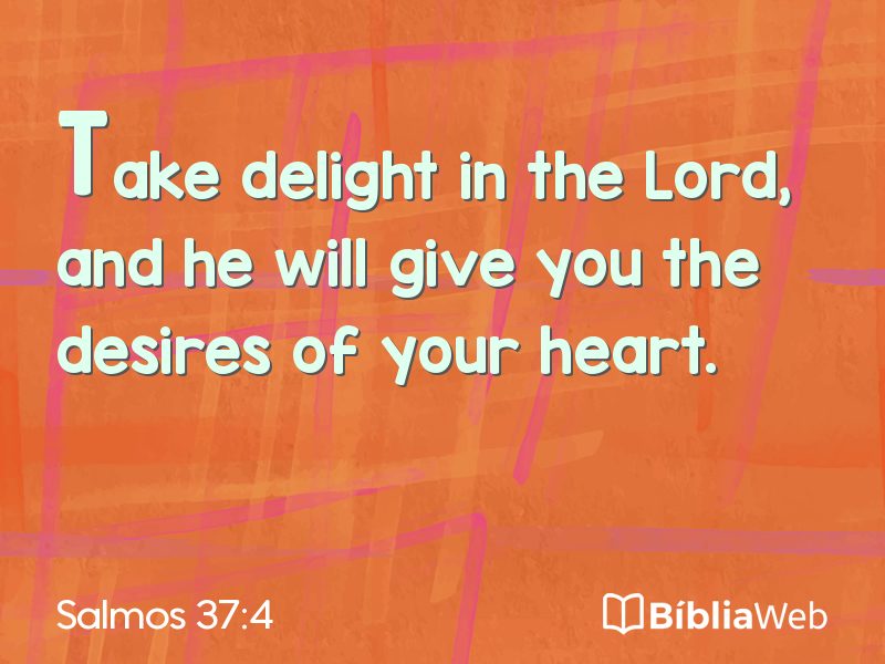 Salmos 37:4 em imagem para compartilhar
