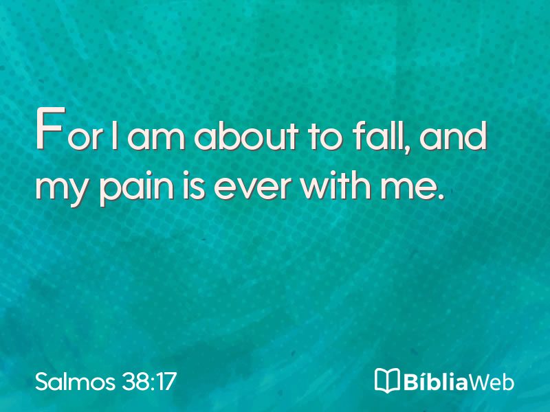 Salmos 38:17 em imagem para compartilhar