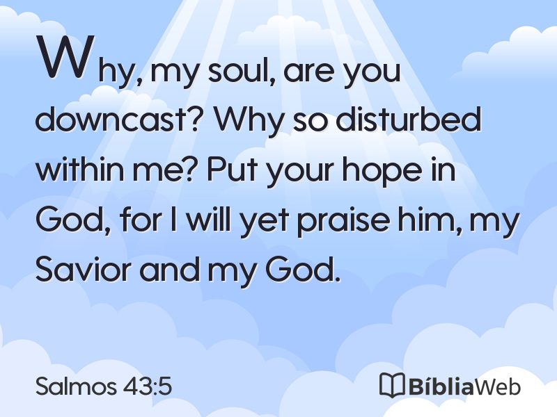 Salmos 43:5 em imagem para compartilhar