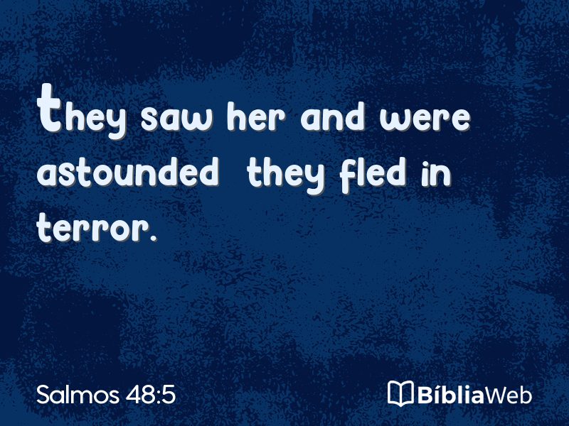 Salmos 48:5 em imagem para compartilhar
