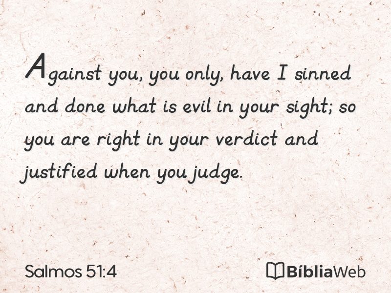 Salmos 51:4 em imagem para compartilhar