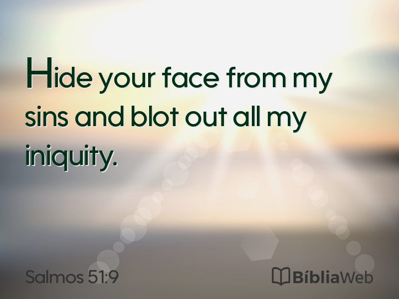 Salmos 51:9 em imagem para compartilhar