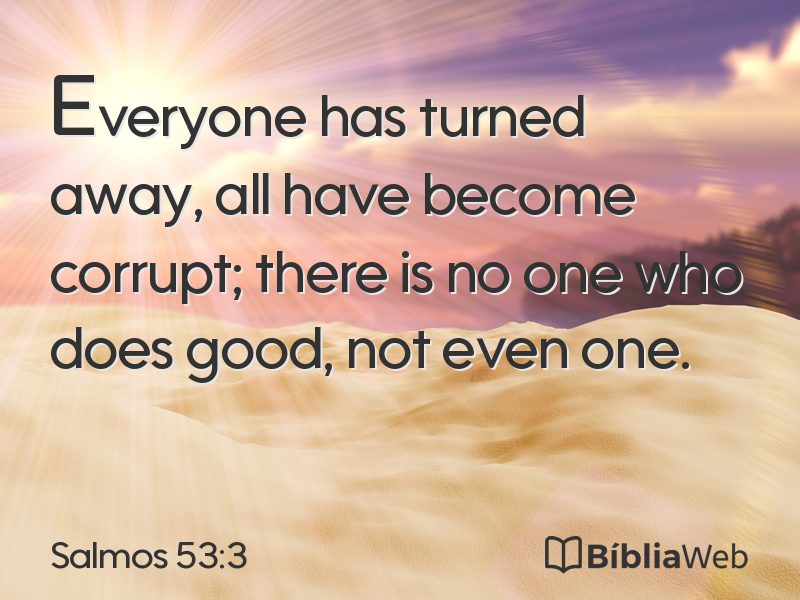 Salmos 53:3 em imagem para compartilhar