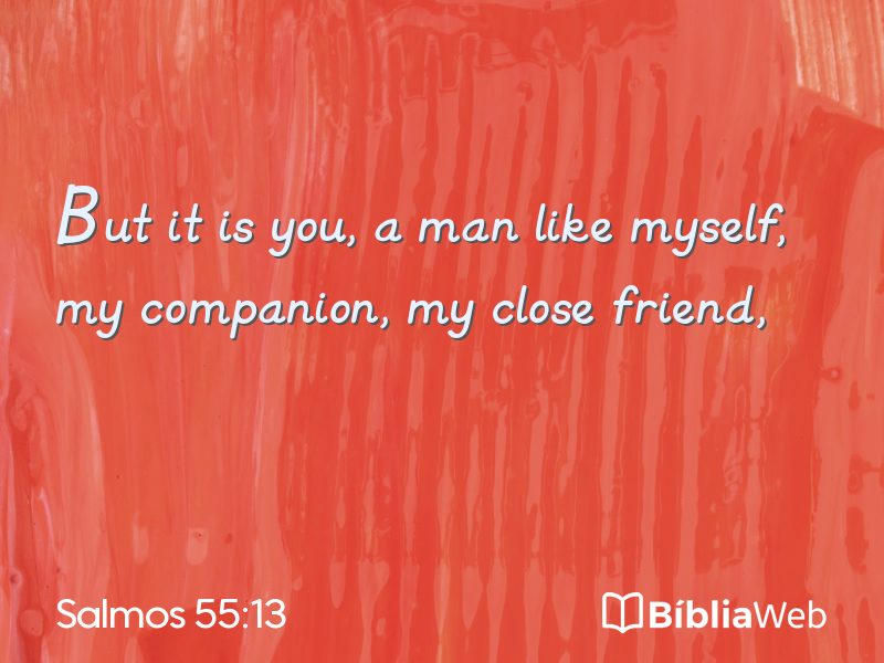 Salmos 55:13 em imagem para compartilhar