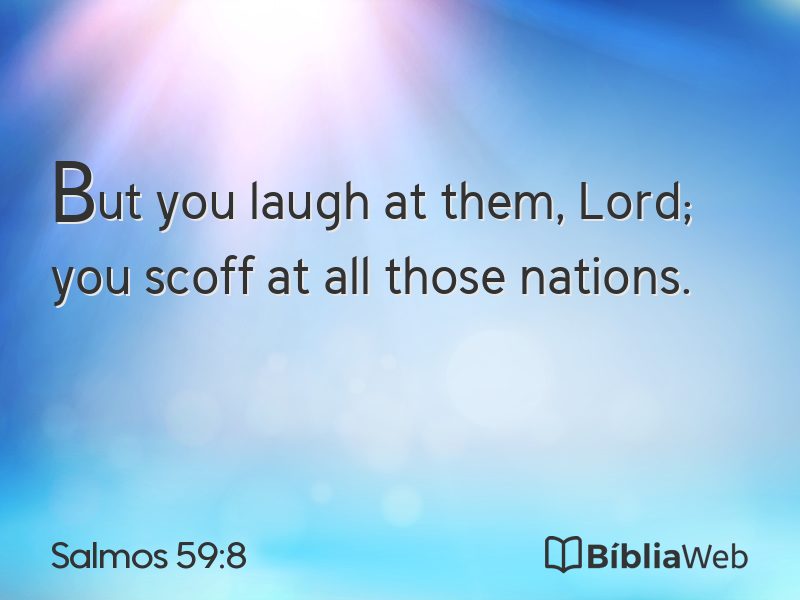 Salmos 59:8 em imagem para compartilhar