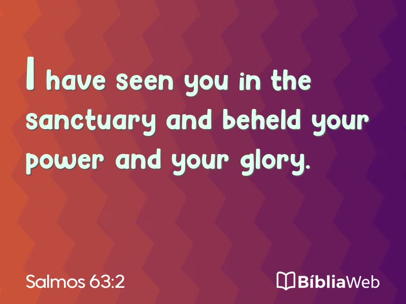 Salmos 63:2 em imagem para compartilhar