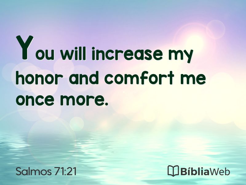 Salmos 71:21 em imagem para compartilhar