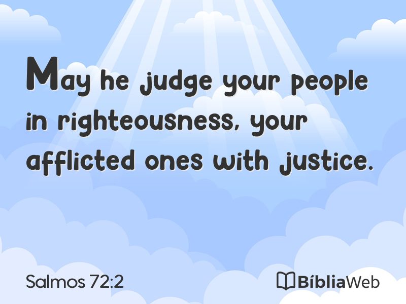 Salmos 72:2 em imagem para compartilhar