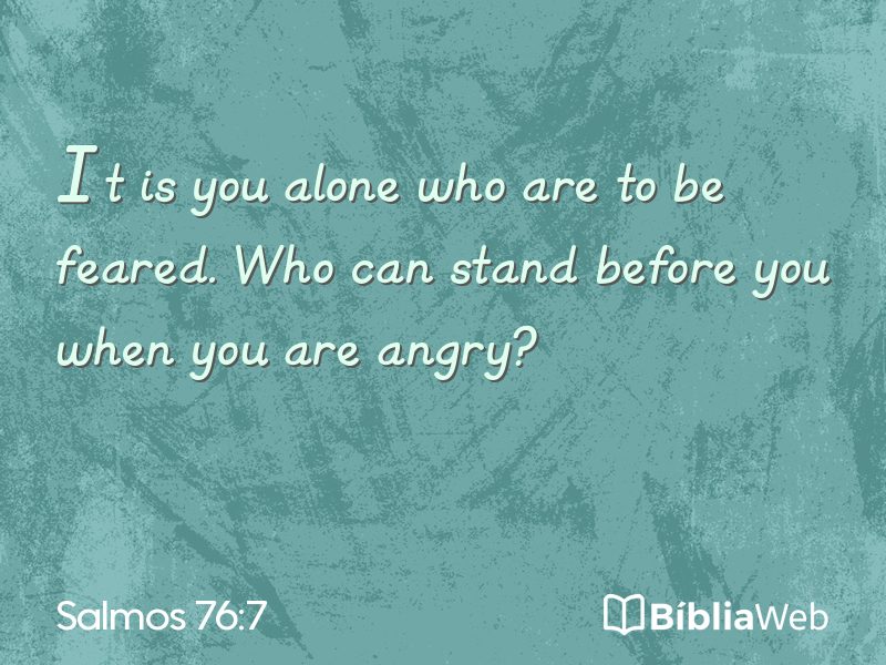 Salmos 76:7 em imagem para compartilhar