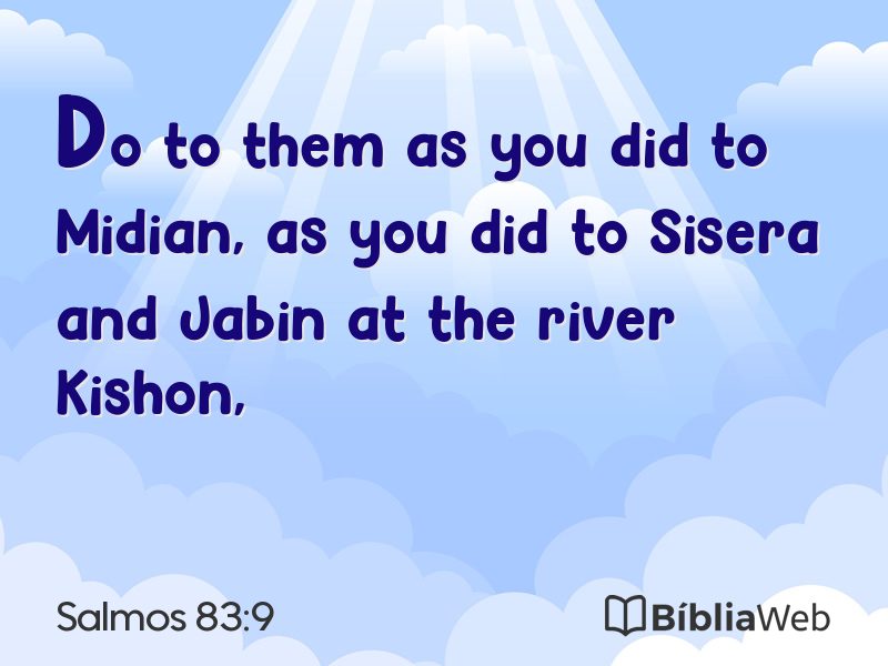 Salmos 83:9 em imagem para compartilhar