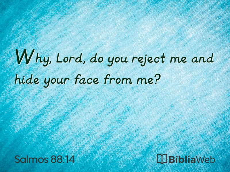 Salmos 88:14 em imagem para compartilhar