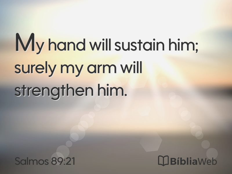 Salmos 89:21 em imagem para compartilhar
