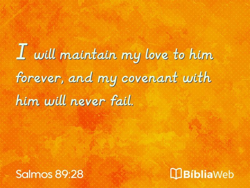 Salmos 89:28 em imagem para compartilhar