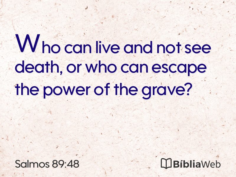 Salmos 89:48 em imagem para compartilhar
