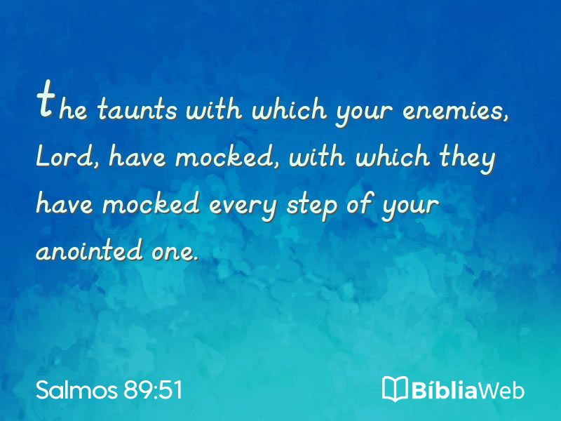 Salmos 89:51 em imagem para compartilhar