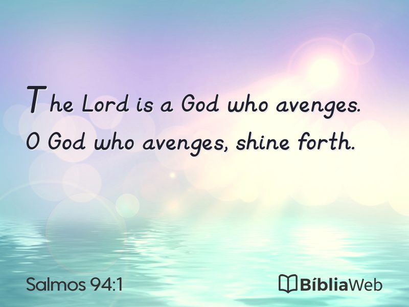 Salmos 94:1 em imagem para compartilhar