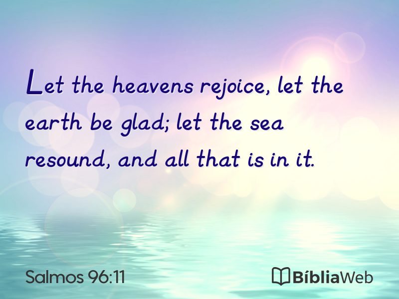 Salmos 96:11 em imagem para compartilhar