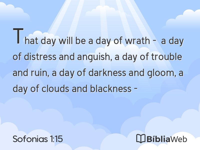 Sofonias 1:15 em imagem para compartilhar