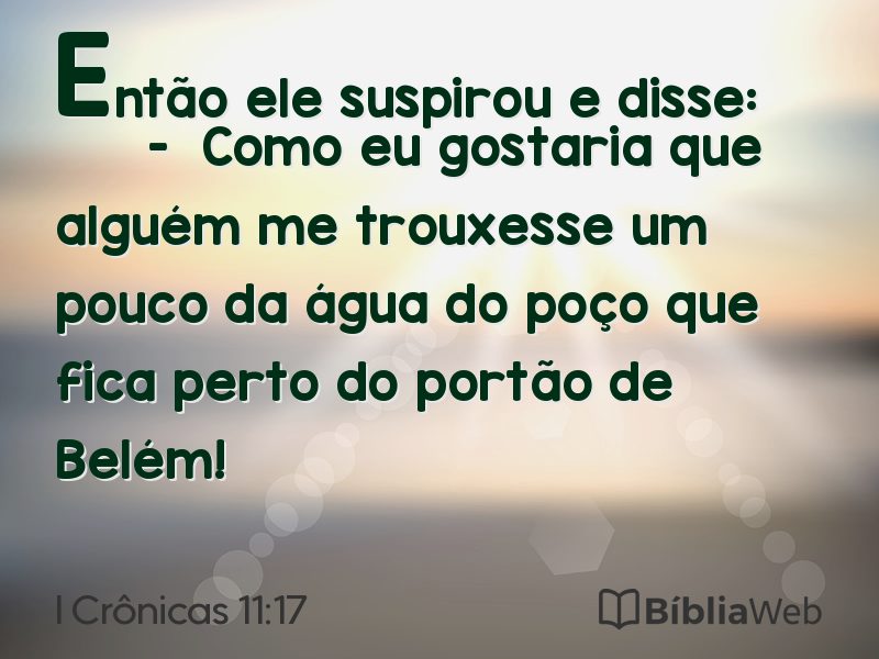 I Crônicas 11:17 em imagem para compartilhar