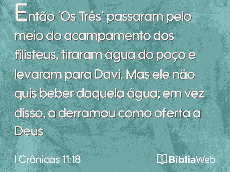 I Crônicas 11:18 em imagem para compartilhar
