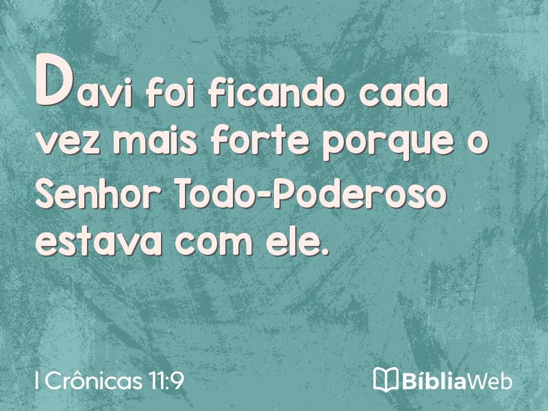 I Crônicas 11:9 em imagem para compartilhar