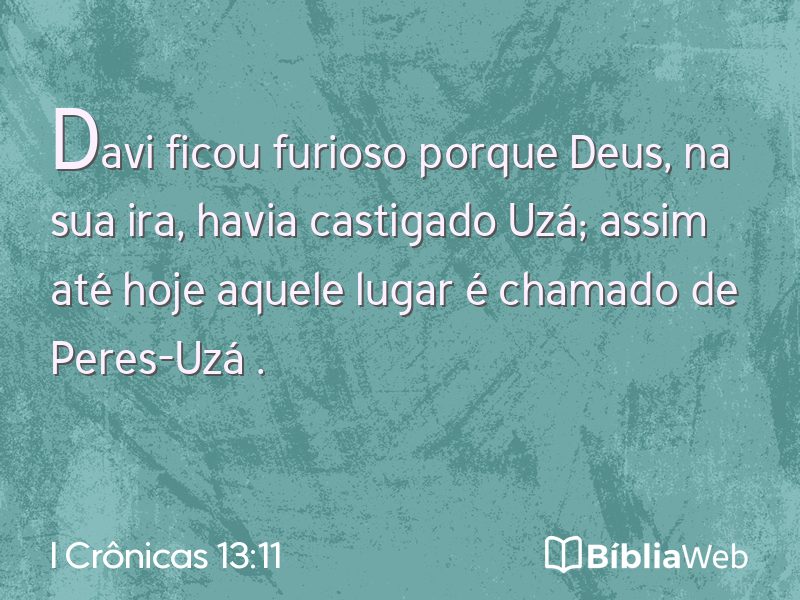 I Crônicas 13:11 em imagem para compartilhar
