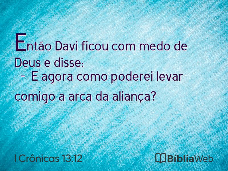 I Crônicas 13:12 em imagem para compartilhar