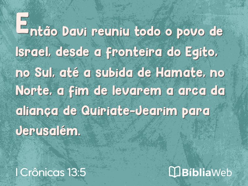 I Crônicas 13:5 em imagem para compartilhar