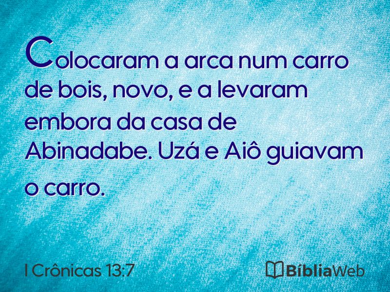 I Crônicas 13:7 em imagem para compartilhar