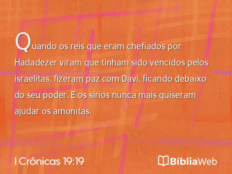 I Crônicas 19:19 em imagem para compartilhar