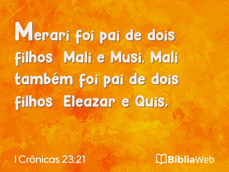 I Crônicas 23:21 em imagem para compartilhar
