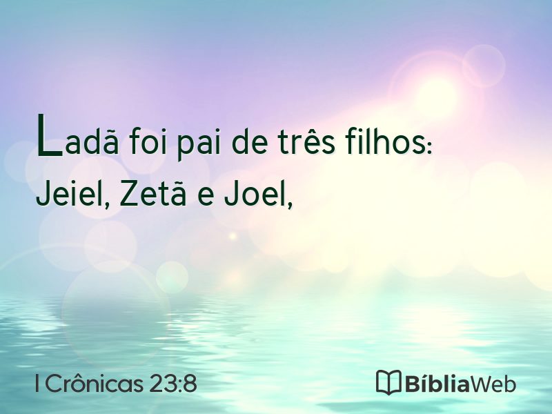 I Crônicas 23:8 em imagem para compartilhar